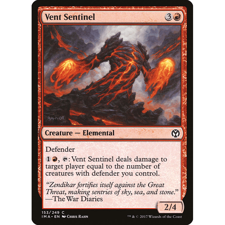 Vent Sentinel | Inglés | NM | IMA 1