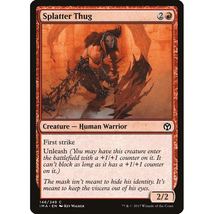 Splatter Thug | Inglés | NM | IMA 1