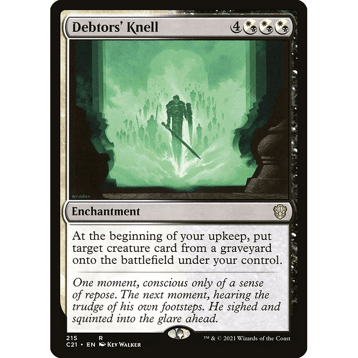 Debtors' Knell | Inglés | NM | C21 1