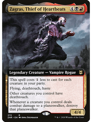 Zagras, Thief of Heartbeats (Extended Art) | Inglés | NM | ZNR