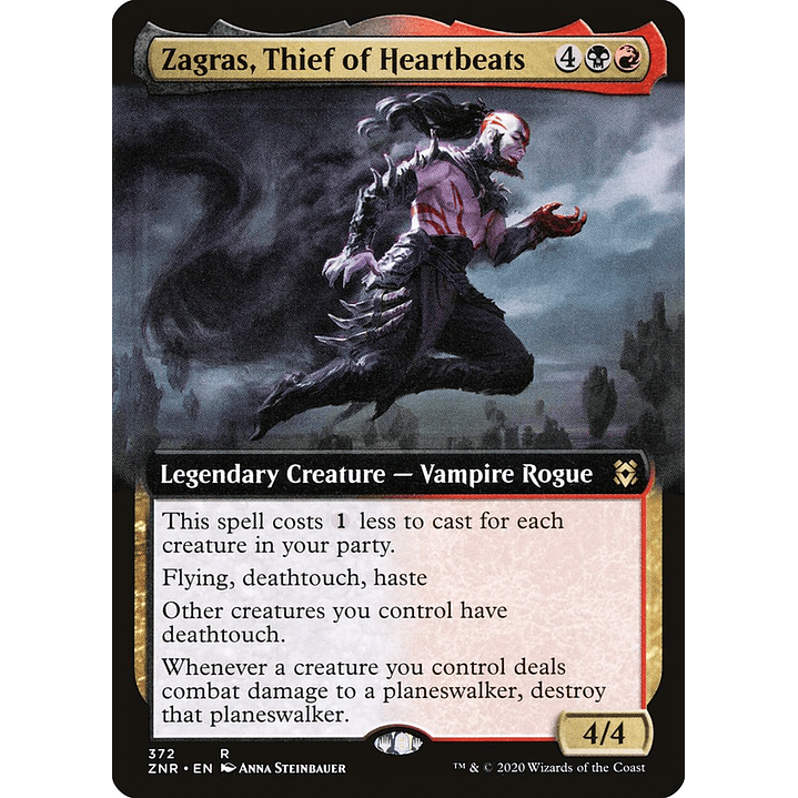 Zagras, Thief of Heartbeats (Extended Art) | Inglés | NM | ZNR 1