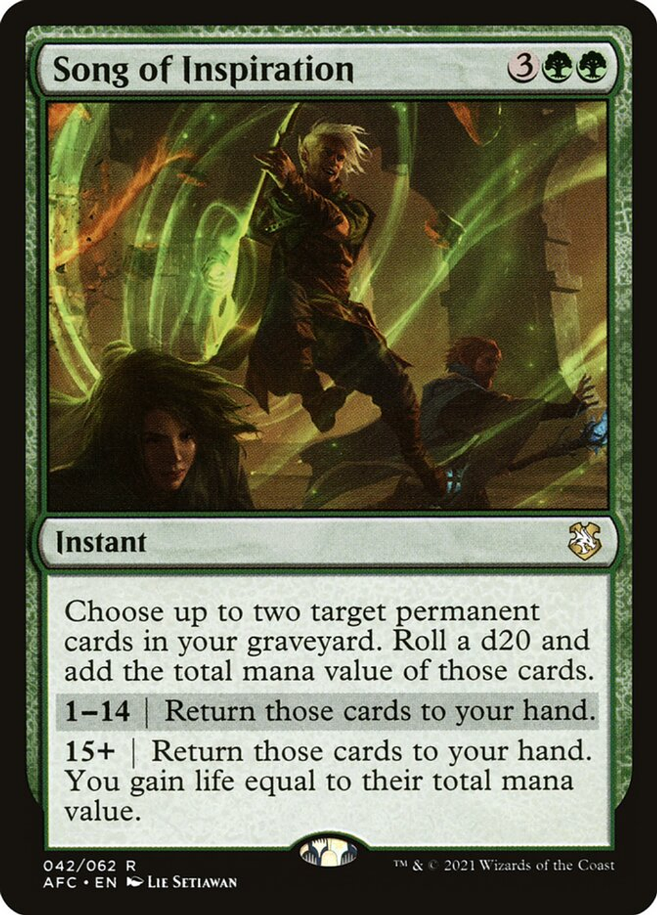 Song of Inspiration | Inglés | NM | AFC 1