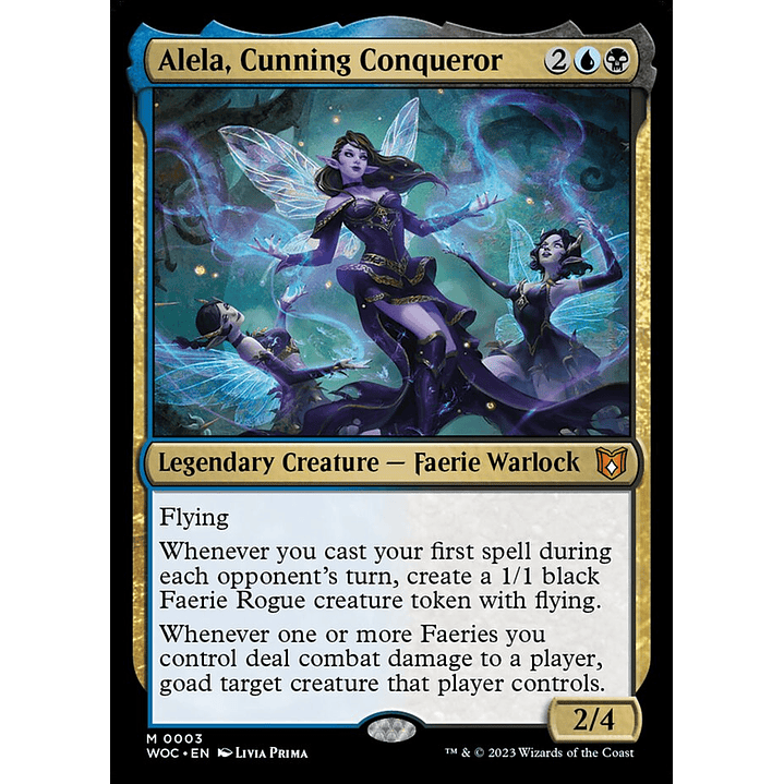 Alela, Cunning Conqueror (foil) | Español | NM | WOC 1