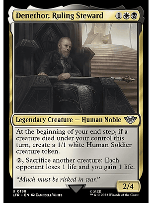 Denethor, Ruling Steward | Inglés | NM | LTR