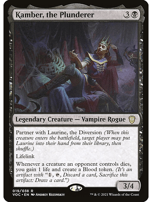 Kamber, the Plunderer | Inglés | NM | VOC