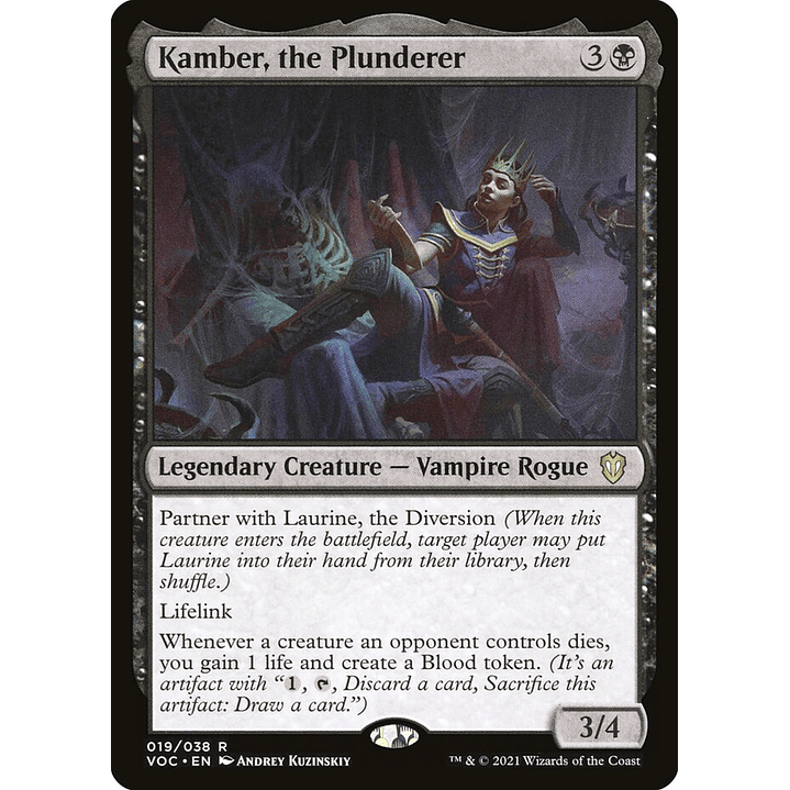 Kamber, the Plunderer | Inglés | NM | VOC 1