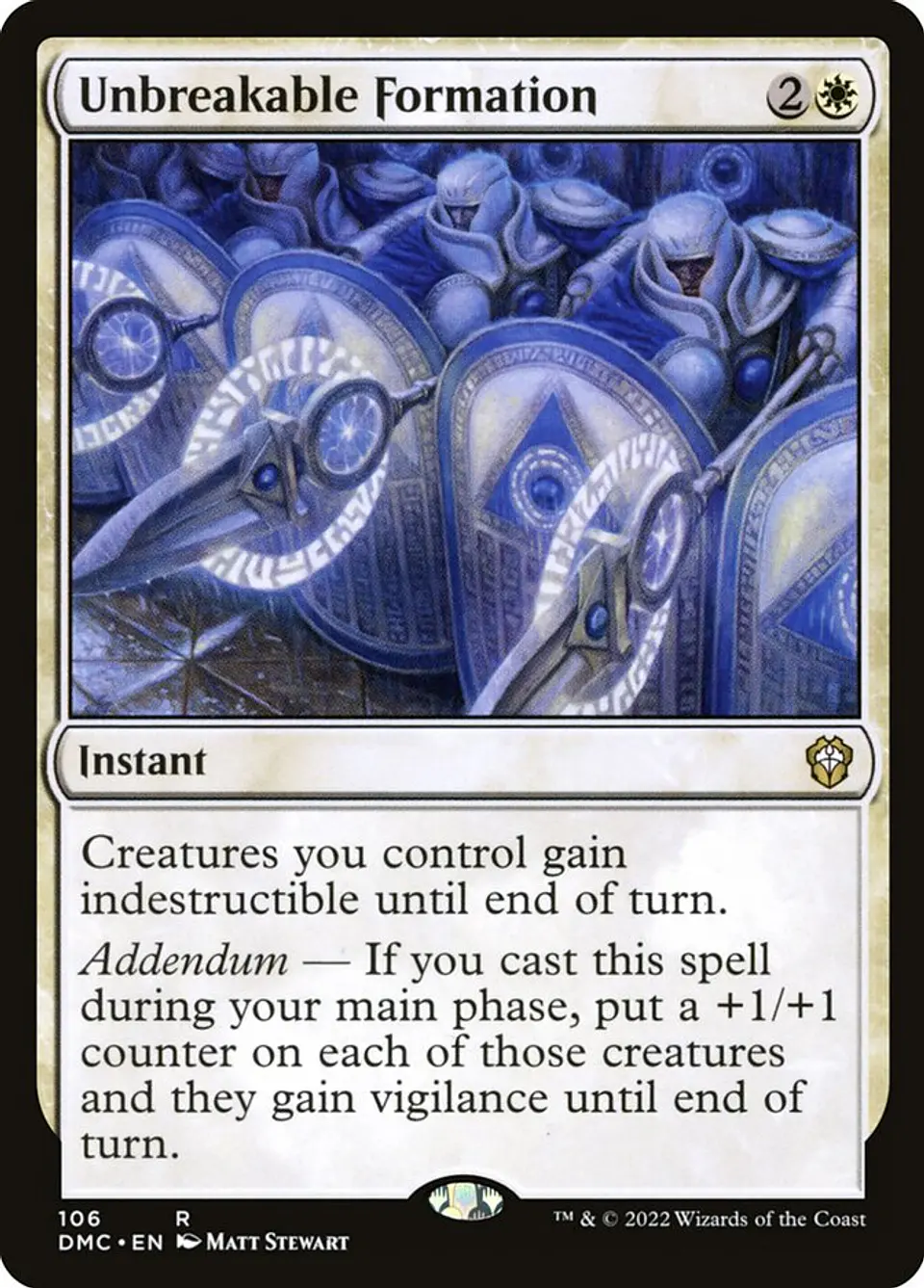 Unbreakable Formation | Inglés | NM | DMC 1