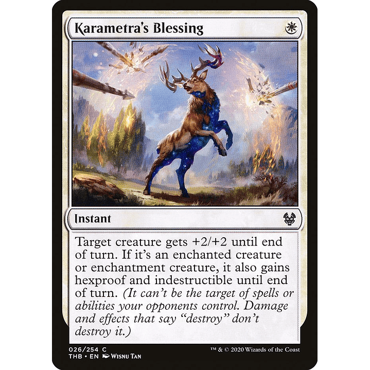 Karametra's Blessing | Inglés | NM | THB 1