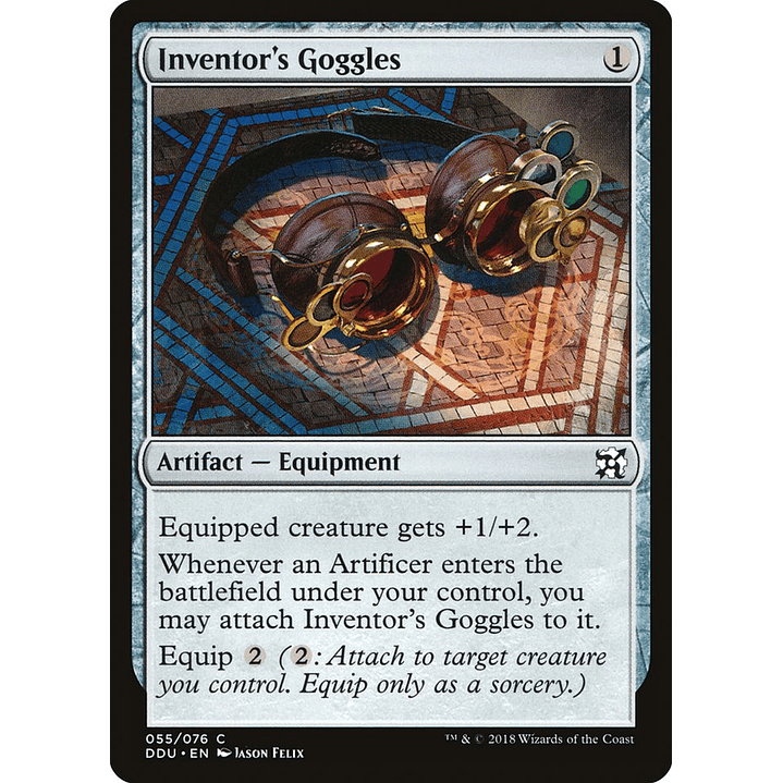 Inventor's Goggles | Inglés | NM | DDU 1