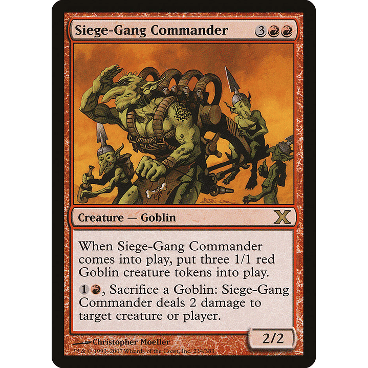 Siege-Gang Commander | Inglés | NM | 10E 1