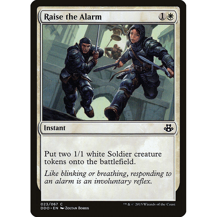 Raise the Alarm | Inglés | NM | DDO 1