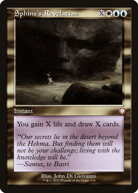 Sphinx's Revelation (Retro Frame) | Inglés | NM | BRC