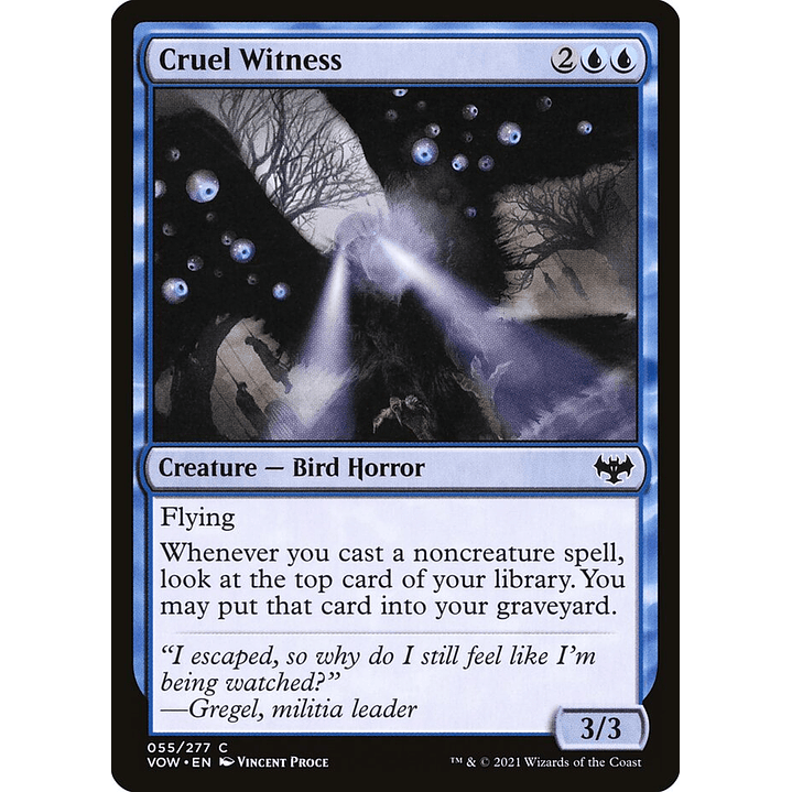 Cruel Witness | Inglés | NM | VOW 1