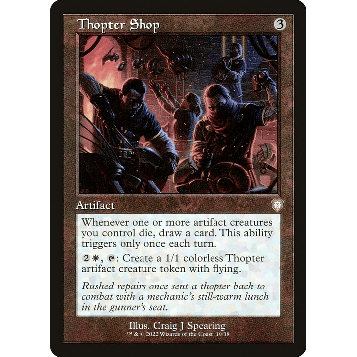 Thopter Shop (Retro Frame) | Inglés | NM | BRC 1