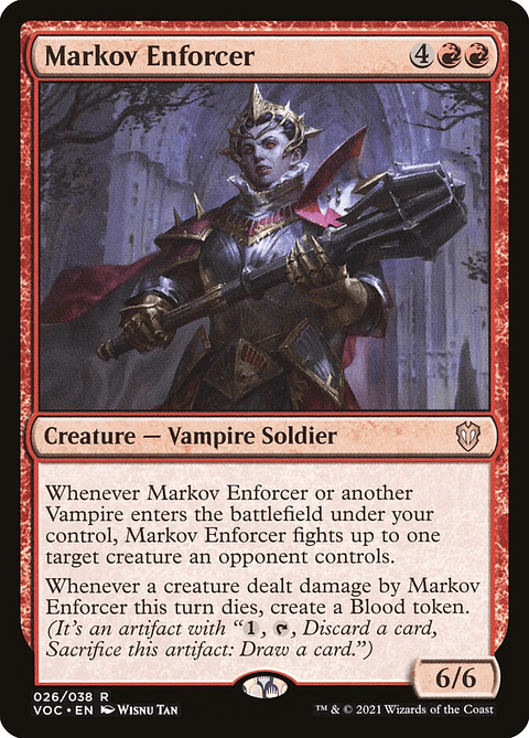 Markov Enforcer | Inglés | NM | VOC