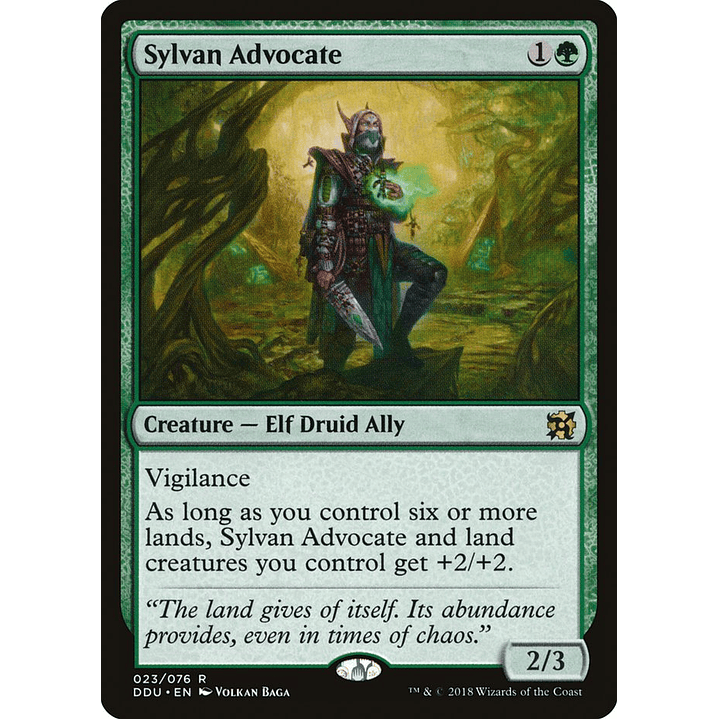 Sylvan Advocate | Inglés | NM | DDU 1