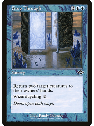 Step Through (Retro Frame) | Inglés | NM | MH2