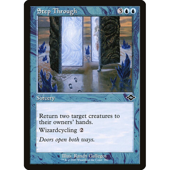 Step Through (Retro Frame) | Inglés | NM | MH2 1