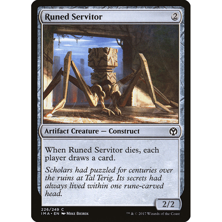 Runed Servitor | Inglés | EX | IMA 1