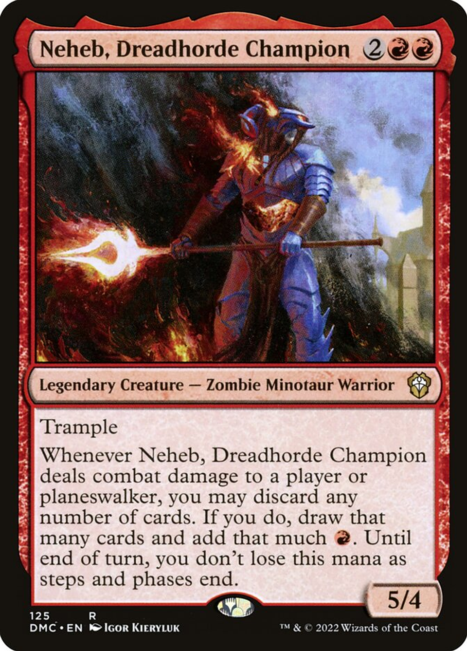 Neheb, Dreadhorde Champion | Inglés | NM | DMC 1