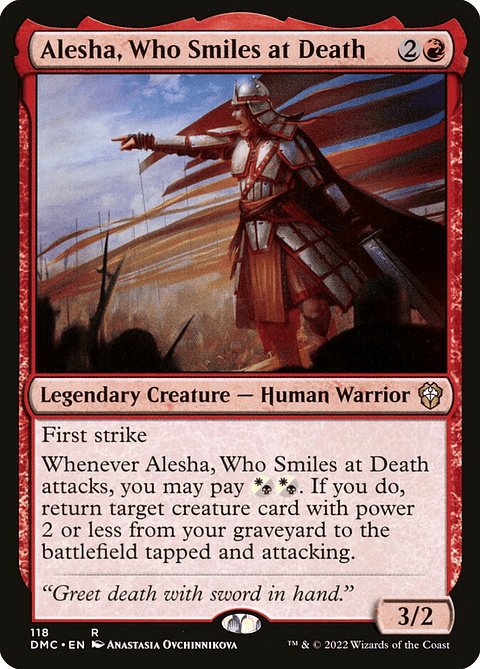 Alesha, Who Smiles at Death | Inglés | NM | DMC