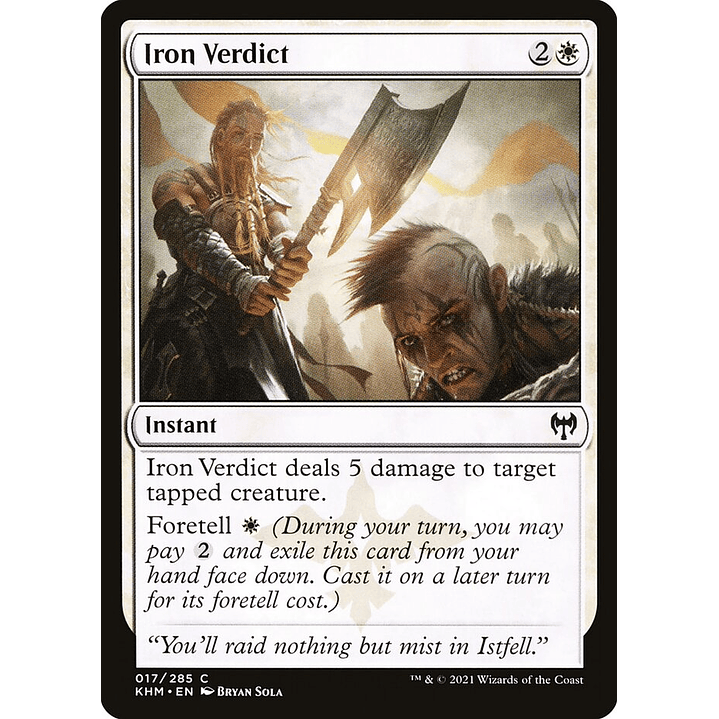 Iron Verdict | Inglés | NM | KHM 1