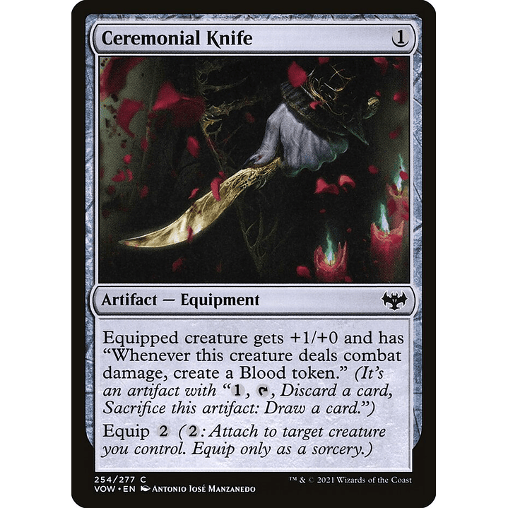 Ceremonial Knife | Inglés | NM | VOW 1