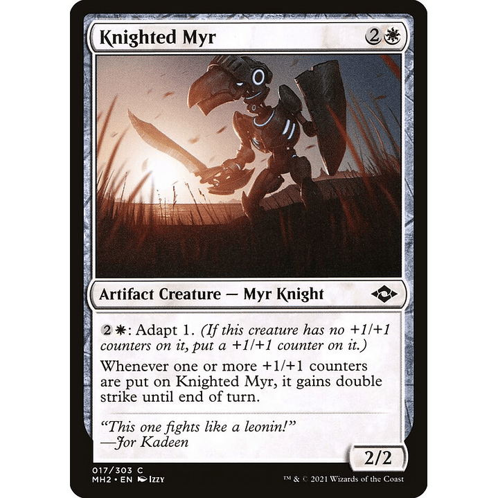 Knighted Myr | Inglés | NM | MH2 1