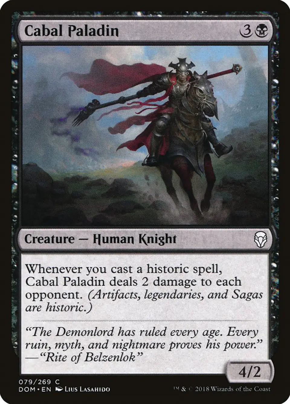 Cabal Paladin | Inglés | NM | DOM 1