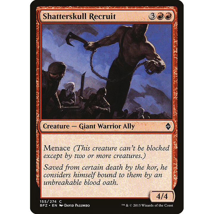 Shatterskull Recruit | Inglés | EX | BFZ 1