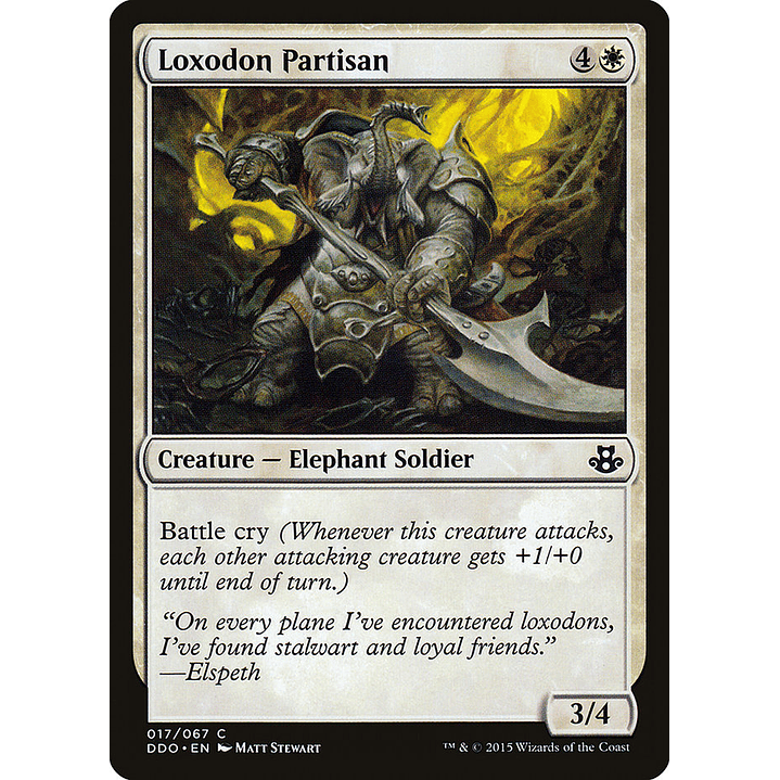 Loxodon Partisan | Inglés | NM | DDO 1