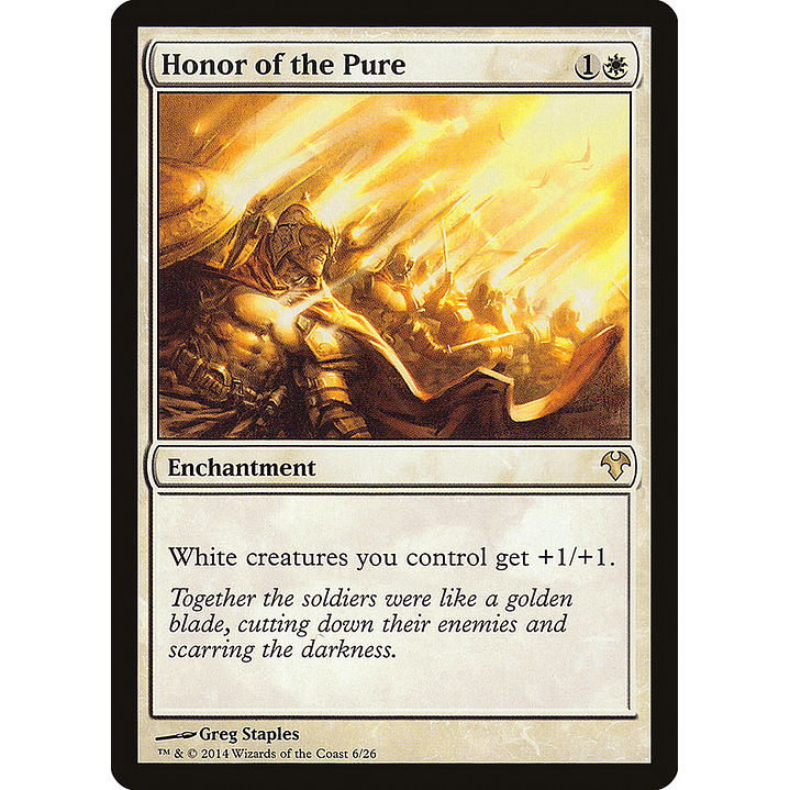 Honor of the Pure | Inglés | NM | MD1 1