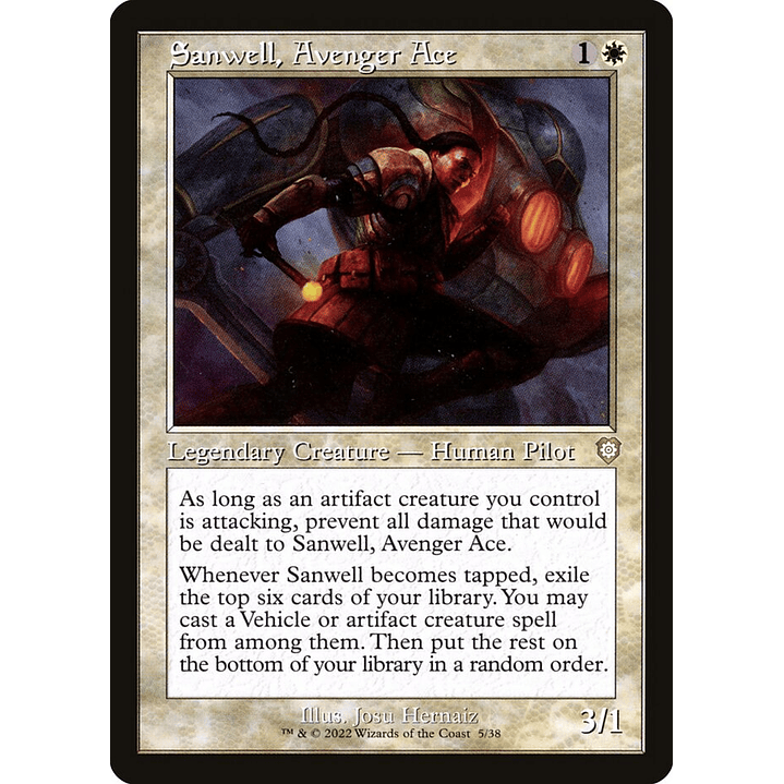 Sanwell, Avenger Ace (Retro Frame) | Inglés | NM | BRC 1