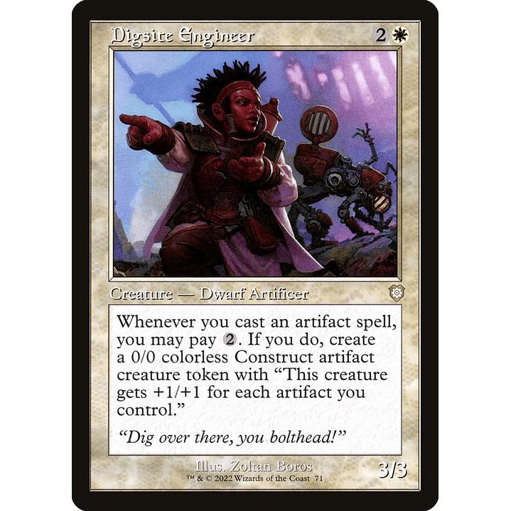 Digsite Engineer (Retro Frame) | Inglés | NM | BRC 1