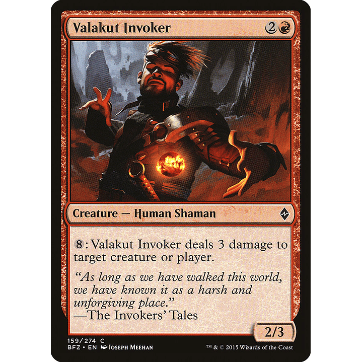 Valakut Invoker | Inglés | EX | BFZ 1