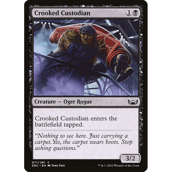 Crooked Custodian | Inglés | NM | SNC 1