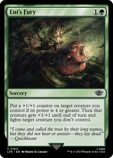 Ent's Fury (foil) | Inglés | NM | LTR
