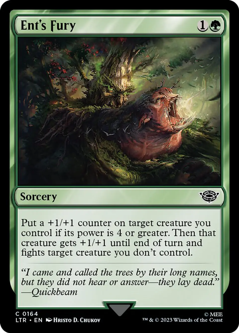 Ent's Fury (foil) | Inglés | NM | LTR 1