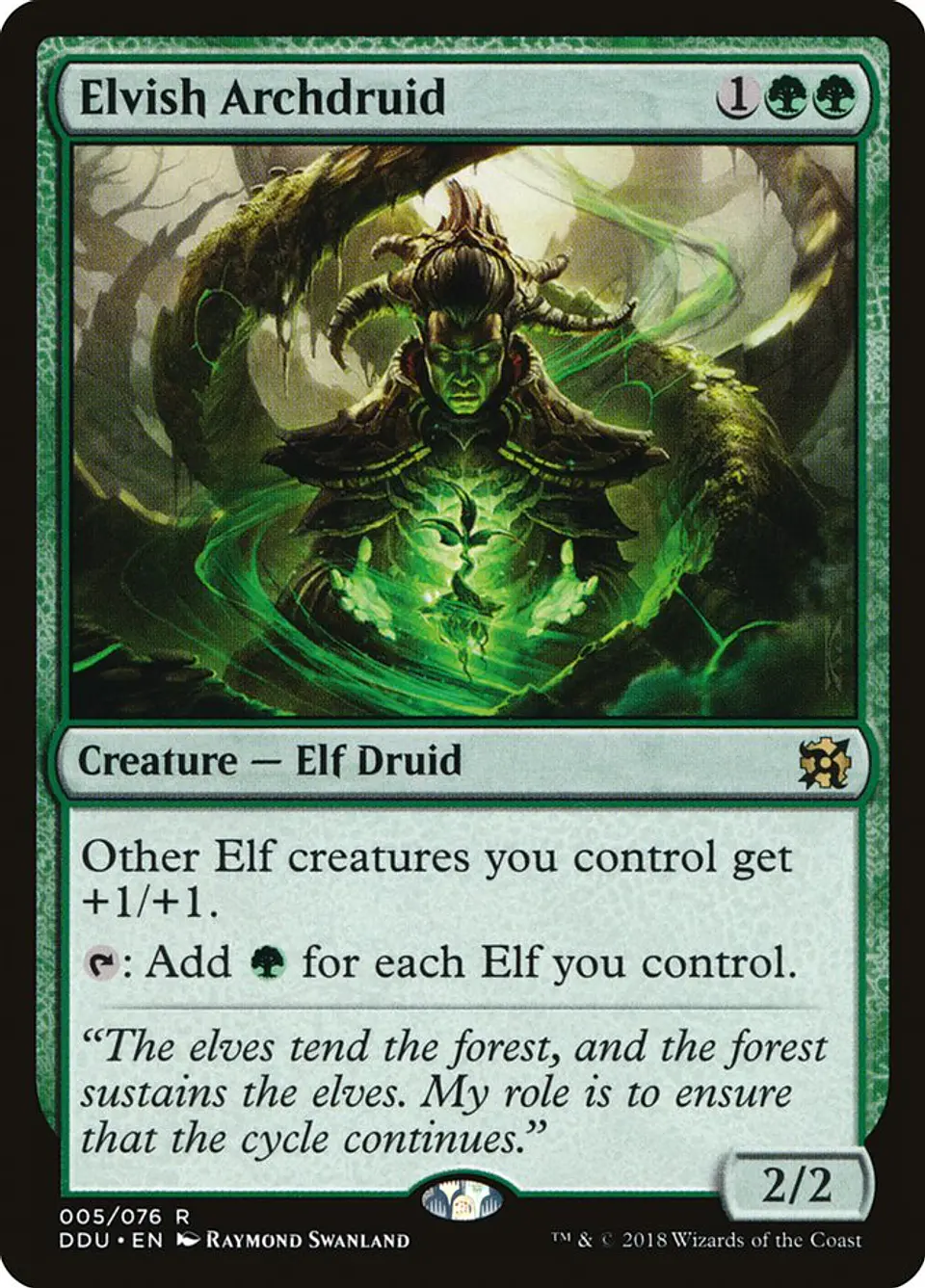 Elvish Archdruid | Inglés | NM | DDU 1