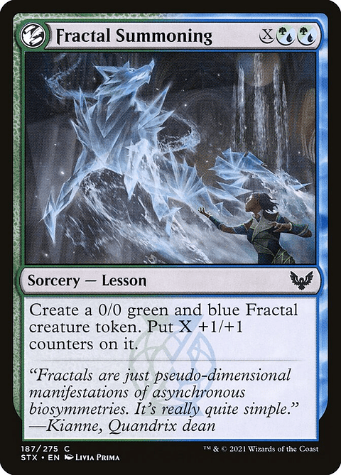 Fractal Summoning | Español | NM | STX