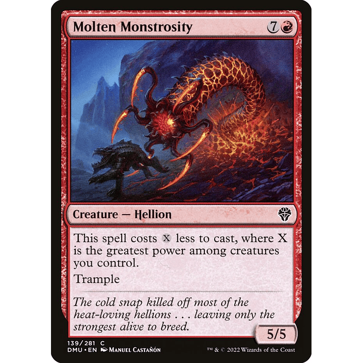Molten Monstrosity | Español | NM | DMU 1