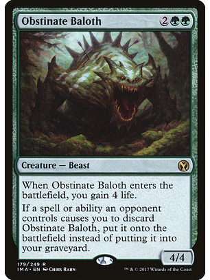 Obstinate Baloth | Inglés | NM | IMA