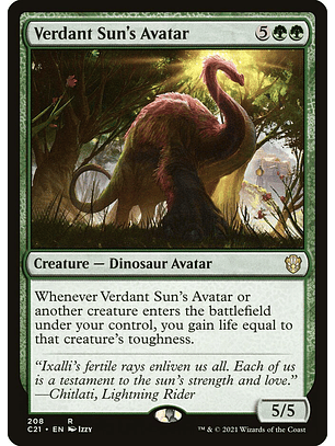 Verdant Sun's Avatar | Inglés | NM | C21