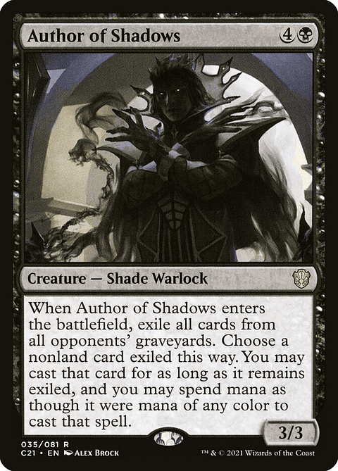 Author of Shadows | Inglés | NM | C21