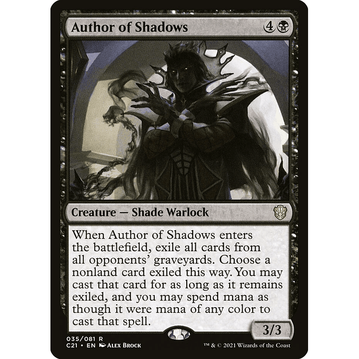 Author of Shadows | Inglés | NM | C21 1