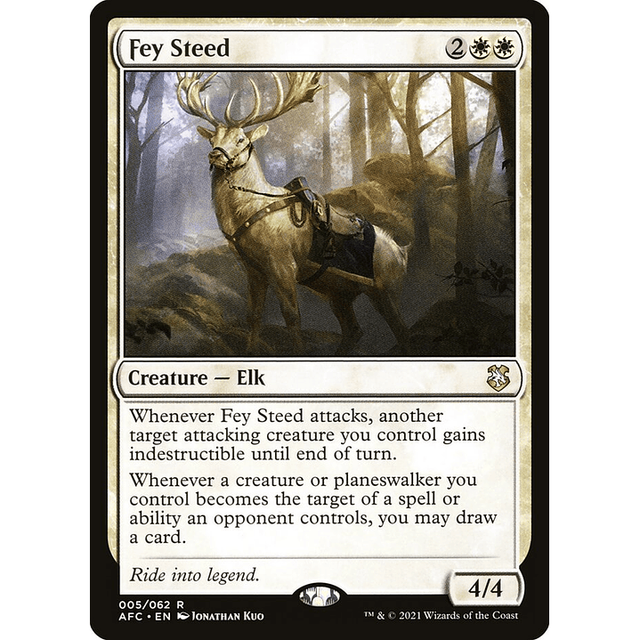 Fey Steed | Inglés | NM | AFC 1