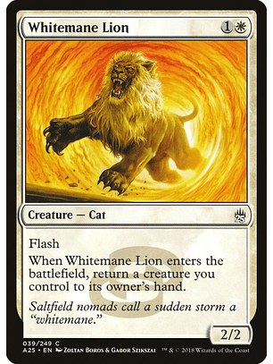 Whitemane Lion | Inglés | NM | A25