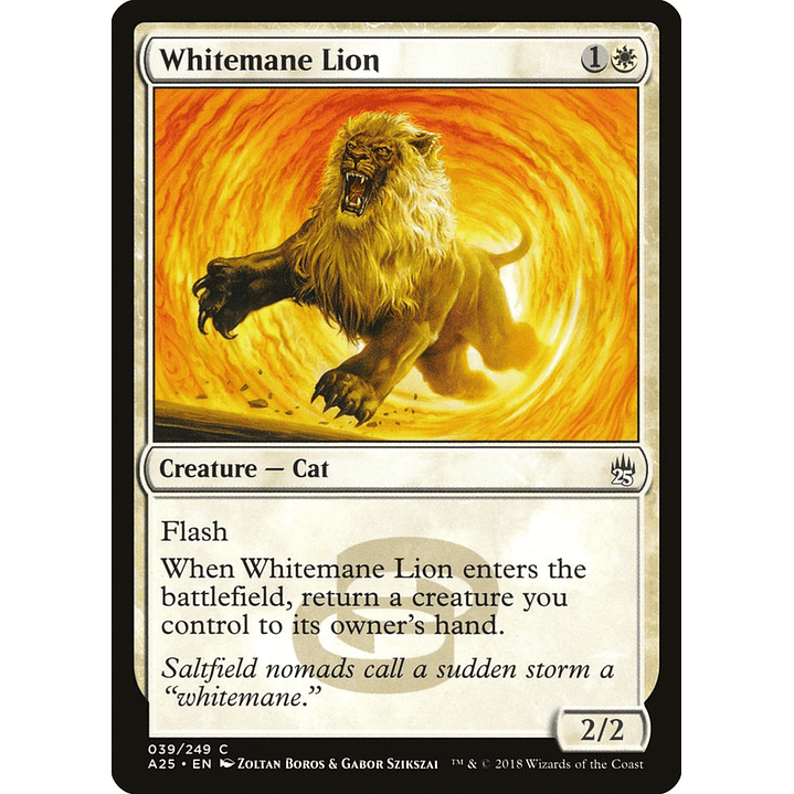 Whitemane Lion | Inglés | NM | A25 1