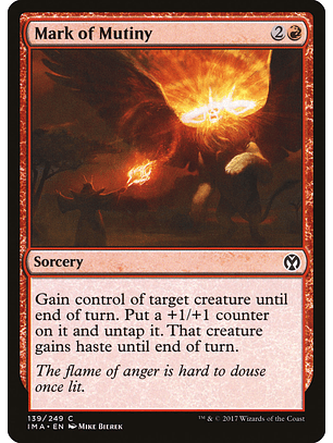 Mark of Mutiny | Inglés | NM | IMA