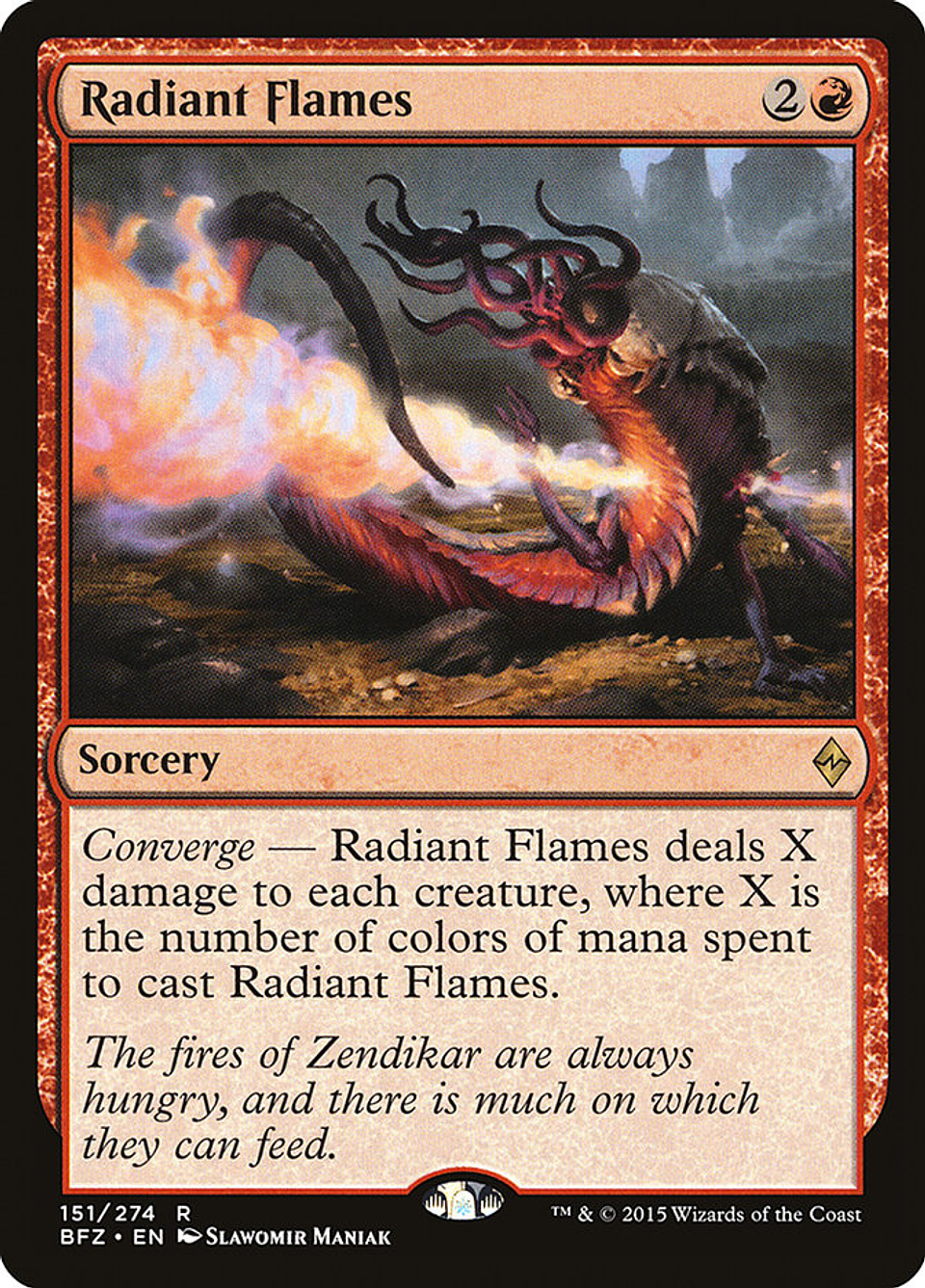 Radiant Flames | Inglés | NM | BFZ 1
